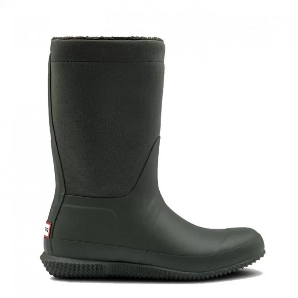 Hunter Women's Original Insulated Roll Top Sherpa Boots In Dark Olive 1 Hunter Women's Original Insulated Roll Top Sherpa Boots In Dark Olive