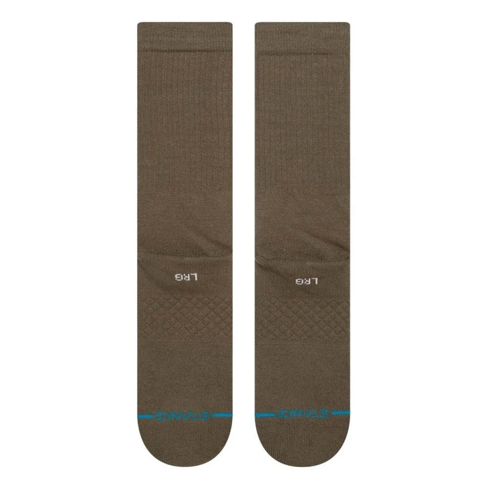 Stance Classic Crew Icon In Green 3 Stance Classic Crew Icon In Green - Image 3