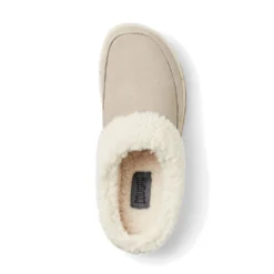 Cougar Women's Liliana Suede Mule In Mushroom -Getoutside Shoes liliana silky sude faux curly sherling mushroom 4 w 1100x