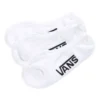 Vans Classic Super No Show Sock In White (Large)