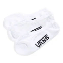 Vans Classic Super No Show Sock In White (Large)