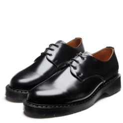 Solovair Gibson Shoe In Black Hi-Shine -Getoutside Shoes s3995bkg 100 3 1100x