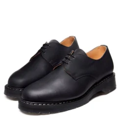 Solovair Gibson Shoe In Black Greasy 6 Solovair Gibson Shoe In Black Greasy -Getoutside Shoes s3995bkg 101 3 1100x