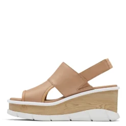 Sorel Women's Joanie III Slingback Wedge Sandal In Honest Beige/White -Getoutside Shoes so 1999431246 2128 3 1100x