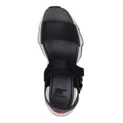 Sorel Women's Kinetic Y-Strap High Sandal In Black/White -Getoutside Shoes so 2030461010 2129 4 1100x