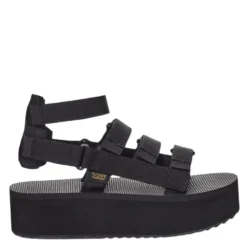 Teva Women's Flatform Mevia In Black