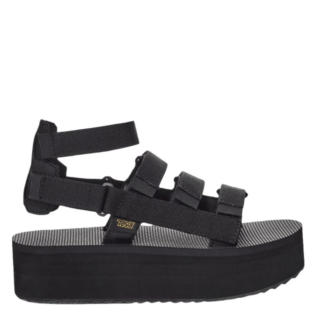Teva Women's Flatform Mevia In Black 1 Teva Women's Flatform Mevia In Black