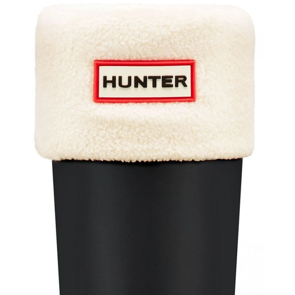 Hunter Fleece Welly Socks In Cream 2 Hunter Fleece Welly Socks In Cream - Image 2