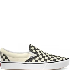 Vans ComfyCush Slip-On In Checkerboard/White
