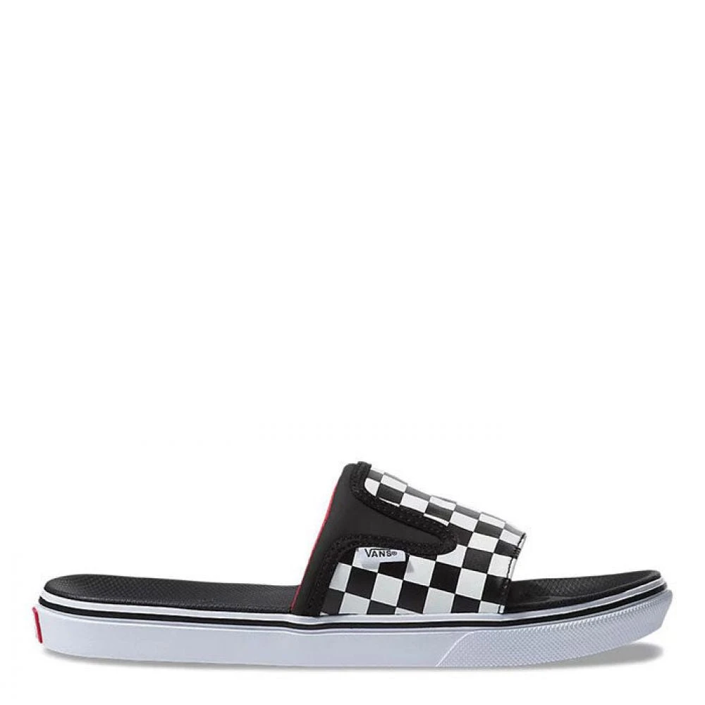 Vans Men's UltraCush Slide-On In Checkerboard Black/White 1 Vans Men's UltraCush Slide-On In Checkerboard Black/White