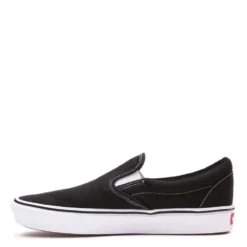 Vans ComfyCush Slip-On In Black/True White -Getoutside Shoes vn 0a3wmdvne 4207 3 1100x