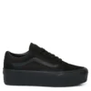Vans Women's Old Skool Stackform In Suede/Canvas Black/Black