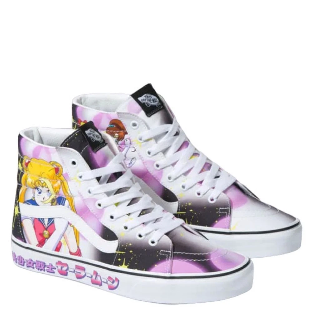 Vans X Pretty Guardian Sailor Moon Sk8-Hi In Black/Pink 1 Vans X Pretty Guardian Sailor Moon Sk8-Hi In Black/Pink