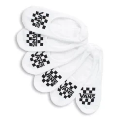 Vans Classic Canoodle Super No Show Sock In White (Large)